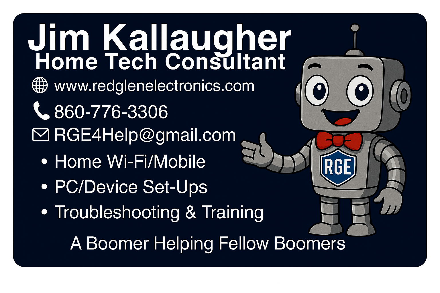 Back of Business Card